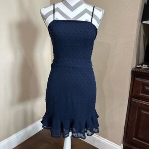 Women’s Altar’d State navy blue spaghetti strap dress